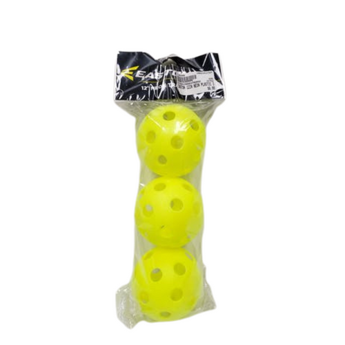 Easton 12'' Yellow Plastic Training Softballs 3-Pack