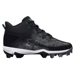 UnderArmour Youth UA Harper 8 Mid RM Cleats Black 3026597-001
