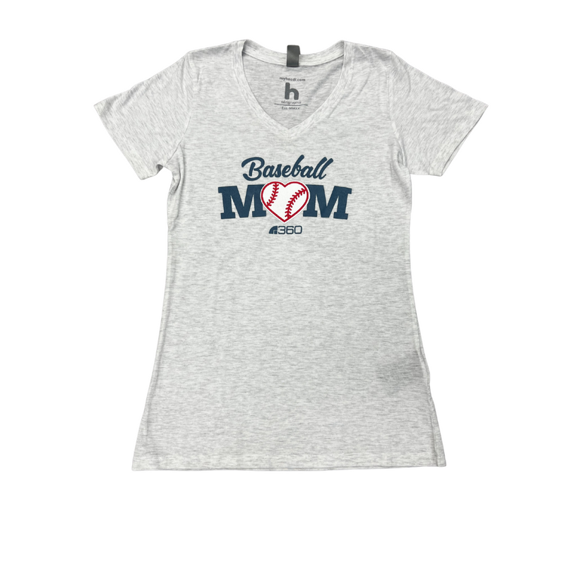 B360 - T-shirt col V pour maman de baseball