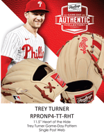 SÉRIE "HEART OF THE HIDE" DE RAWLINGS - COLLECTION MLB - TREA TURNER