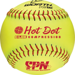 Worth Hot Dot 12'' Jaune Softball SPN12HDSY DOZEN