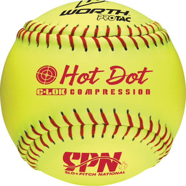 Worth Hot Dot 12'' Jaune Softball SPN12HDSY CHACUN
