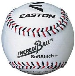 Easton 9-inch White Incredi-Ball SoftTouch Training Balls Dz