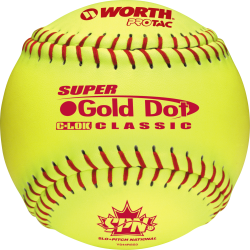 Worth Gold Dot 12'' Jaune Softball EA
